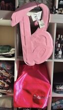 Zara x Barbie the Movie pink leather letter B tote bag SOLD OUT Dust BagNWT