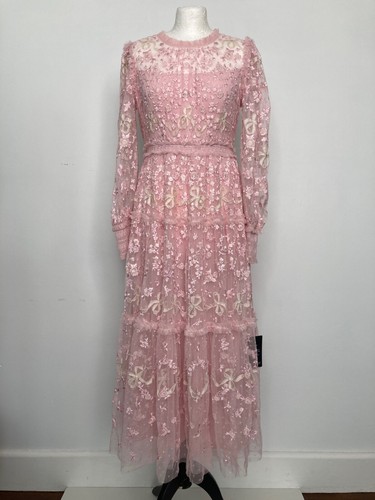 Needle thread midi dress - &,