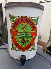 Vintage Cordon Brew 5 Gallon Brewers Bucket With Heating Element & Thermostat