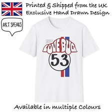 Herbie The Love Bug Retro T-Shirt Men Unisex 53 Beetle 60s 70s Movie Nostalgia