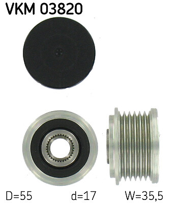Vkm 03820 skf alternator - skf,