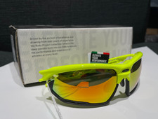 Rudy Project FOTONYK YELLOW FLUO G.-MLASER ORANGE - Cycling Sunglasses Brand New