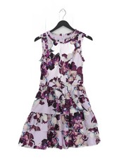 Banana Republic A-Line Midi Dress S in Purple