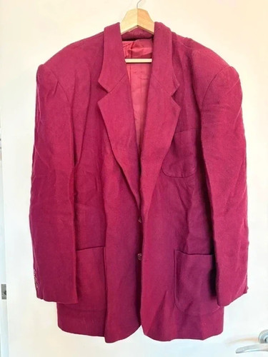 Red burgundy vintage men's