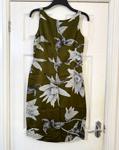 Coast green floral 100 silk - coast,