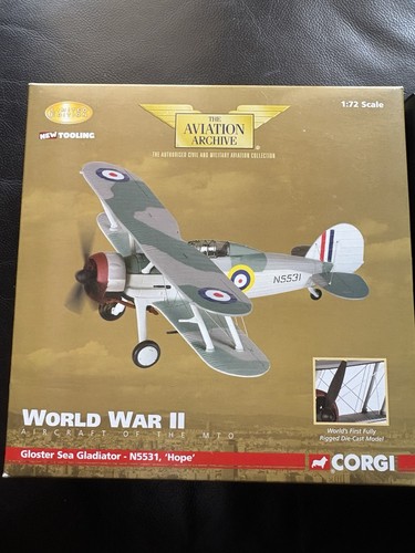 Corgi aviation archive gloster - aviation,