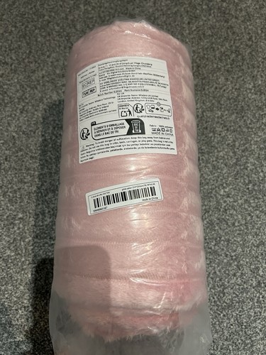Temu fluffy baby pink - faux, fur
