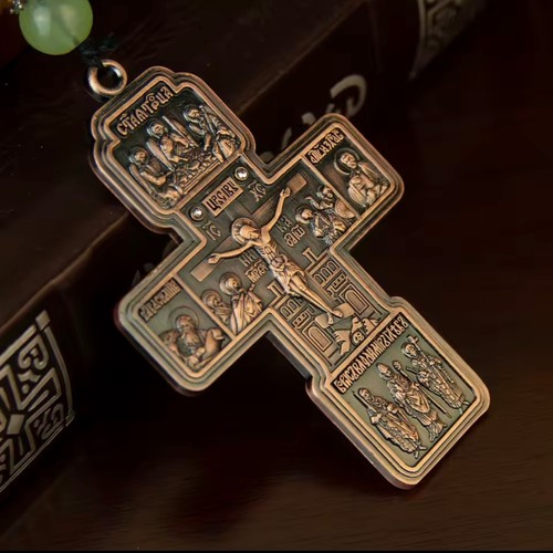Icon cross orthodox russian - orthodox,