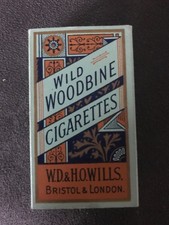 Wills Wild Woodbine Cigarette Packet 1958- Empty Vintage Tobacco Collectable Box