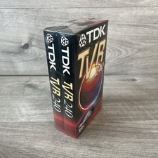 TDK TVR VHS Tapes Blank Video
