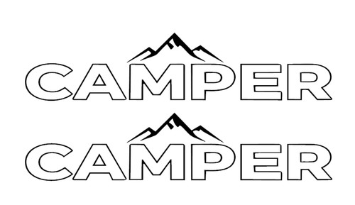 Camper decals stickers - 2,