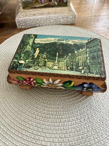 Vintage swiss reuge floral - vintage,