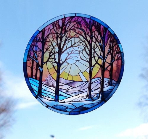 Scenic decorative stained - scenic,