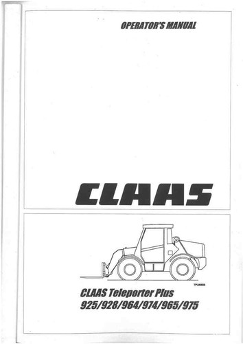Claas teleporter plus 925 - claas,