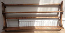 Ercol Shelf Plate Rack Golden Dawn Wall Mounted Shelving Unit #268 Gold Label