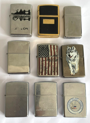 Job lot zippo - x, lighters