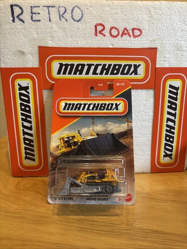 Matchbox long card yellow - long,