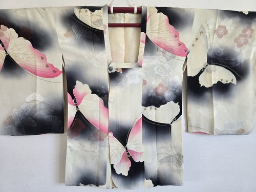 Vintage japanese silk kimono - japanese,