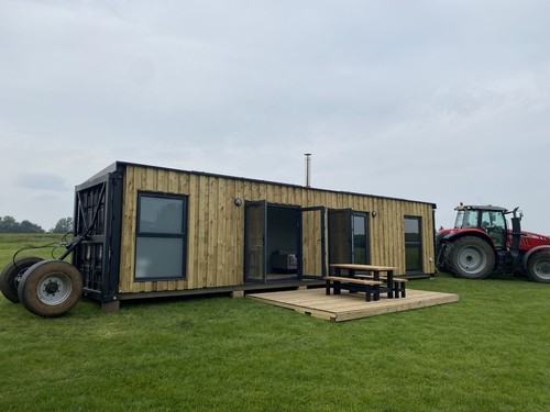 Converted shipping container - shipping,