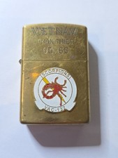 US Army Zippo Lighter VAQ-132 Vietnam War SCORPIONS NAVY EA-18