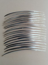 20 Left Semi-Stripped Brown Goose Quill 13" / 33cm - Make your own fishing float