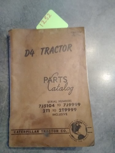 Caterpillar tractor parts - caterpillar,