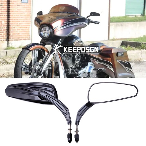 Pair side mirrors - side, teardrop