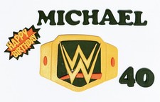 Edible Fondant Wrestling WWE