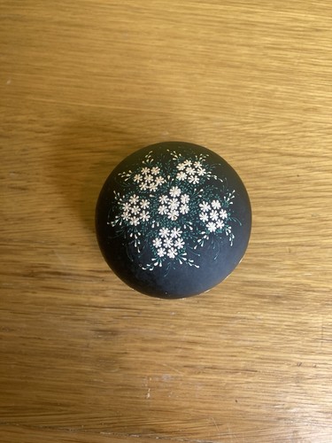 Vintage black lacquer - vintage, trinket