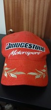 Red Bridgestone Motorsport Cap - Motor Racing, Formula 1, Vintage Collectable