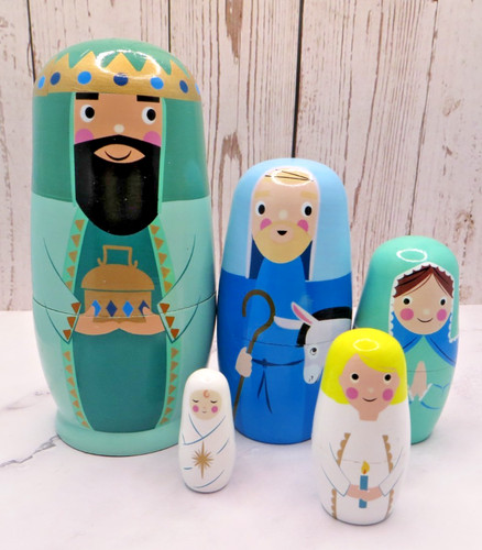 Vintage russian nativity - vintage,