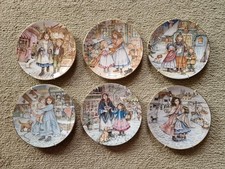A Set Of 6 Fine Bone China NSPCC Christmas Plates
