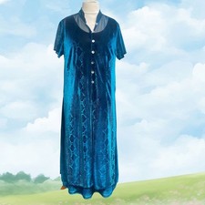 Berketex Teal Shimmer Long