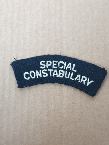 Obsolete special constabulary - obsolete,