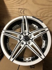 BMW Rims 18 inch alloy wheels 5x120 ET35 BMW 3 Series 8.5J Blk/white