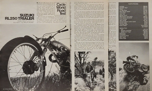 1974 suzuki rl250 trialer 5pg - suzuki,