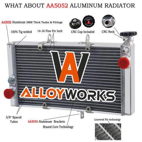 Rows radiator aluminium for - 2,