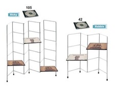 Chrome CD Media Storage Rack