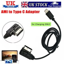 Media In Car AMI MDI to USB Type C Charger Cable Adapter For AUDI VW Samsung UK