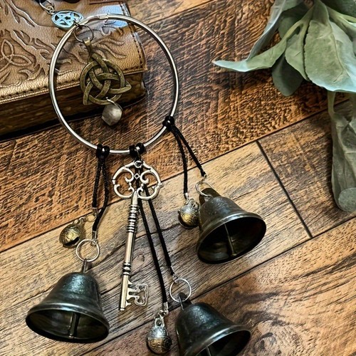 Zinc alloy witch bell - zinc,