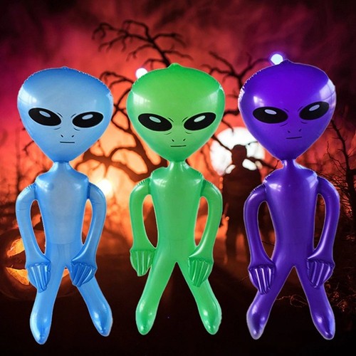 1pc inflatable alien pvc model - 1pc,