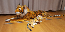 Melissa & Doug  Tiger Plush - Giant Stuffed Toy Animal Gift For Children 12103