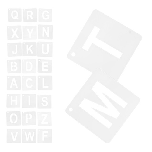 Stencil for letter learning - for,