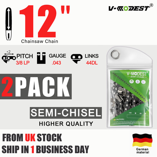 2pack chainsaw chain - 2pack, 12"