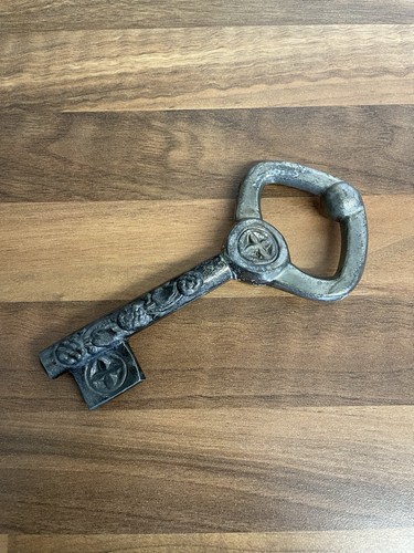Old antique solid key - antique,