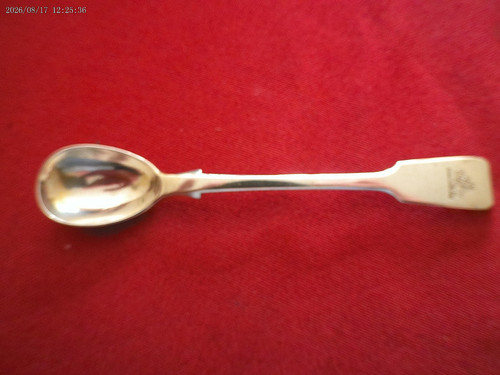 Antique solid silver mustard - antique,