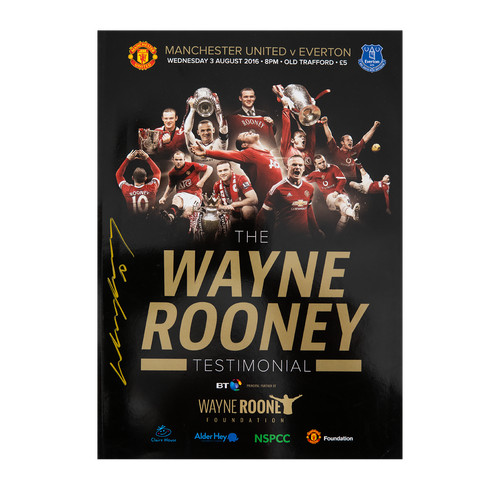 Wayne rooney signed - wayne,