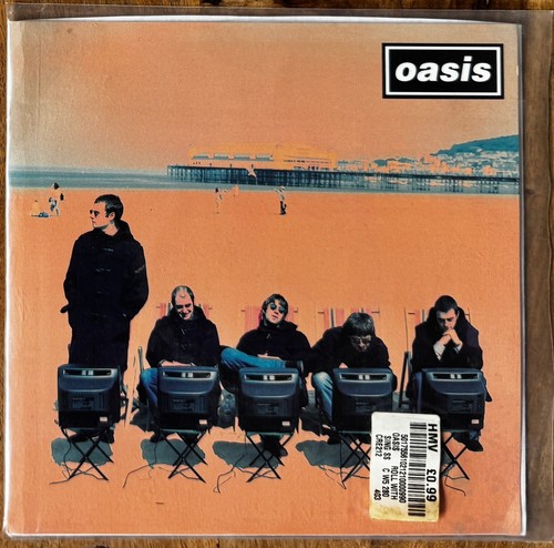 Oasis roll with - it, vinyl