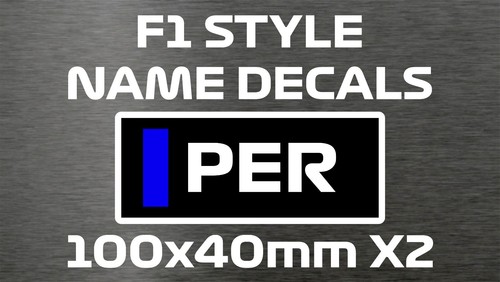 Style name decal formula - name, f1