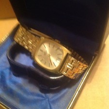 GENTS QUALITY GOLD PLATED EDOX DELFIN MATCHING BRACELET